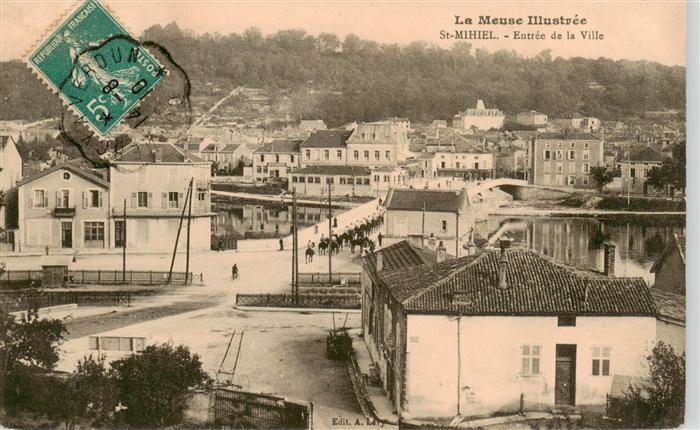 St Mihiel 55 Meuse Entrée de la ville