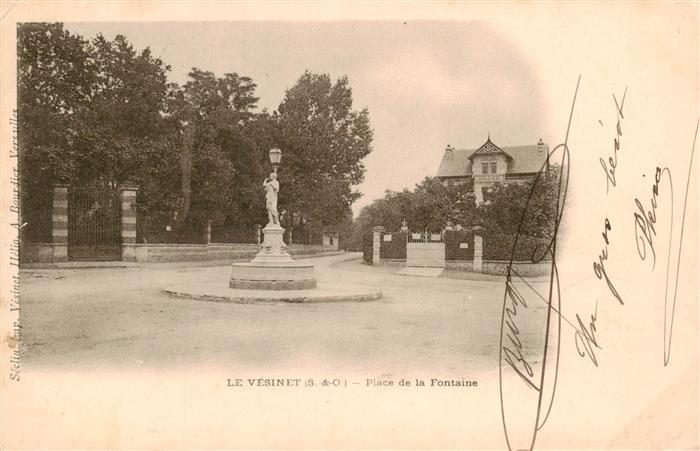 Le Vesinet 78 Yvelines Place de la Fontaine