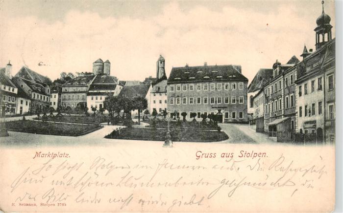 Stolpen Sachsen Marktplatz