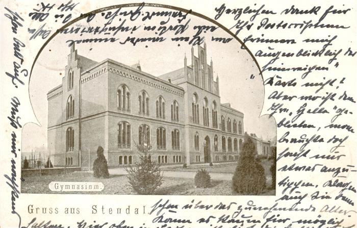 Stendal  Sachsen-Anhalt Gymnasium Deutsche Reichspost