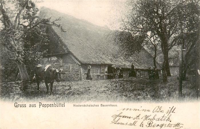 Poppenbuettel Hamburg Niedersaechsisches Bauernhaus
