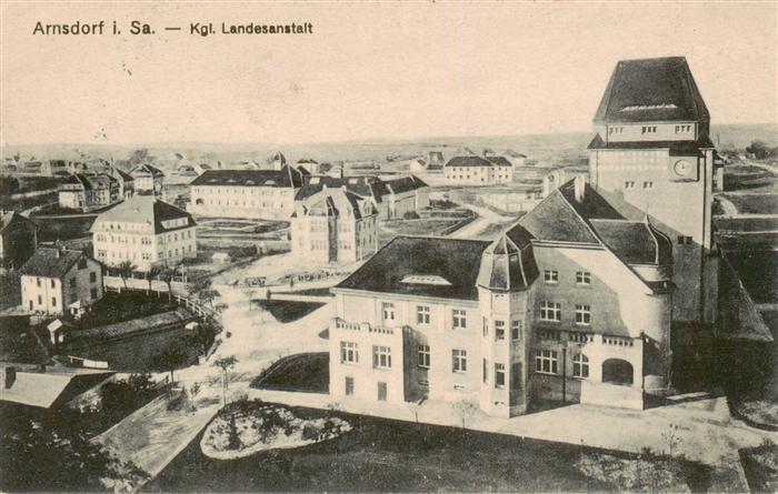 Arnsdorf  Sachsen Koenigliche Landesanstalt Soldatenbrief Feldpost