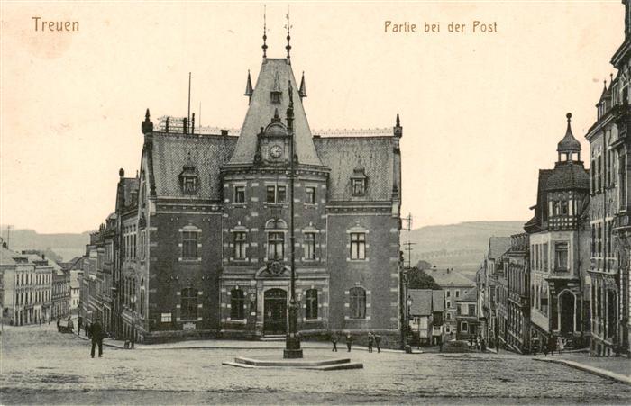 Treuen Vogtland Sachsen Partie bei der Post