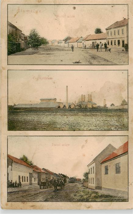 Tlumacov na Morave Zlin Gottwaldov CZ Horni ulice Cementarna Dolni ulice