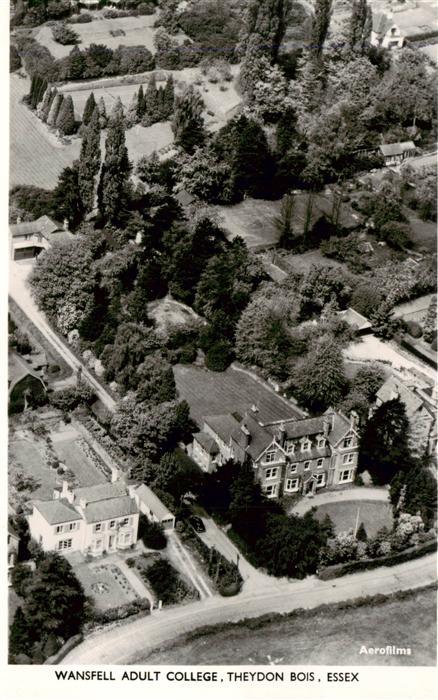 Theydon Bois UK Wansfell Adult College Air view