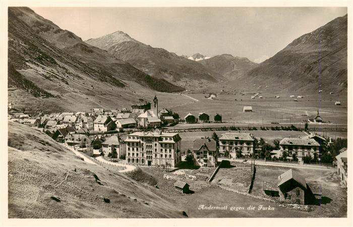 Andermatt UR mit der Furka