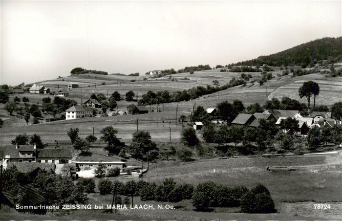 Zeissing Maria Laach Waldviertel AT Panorama