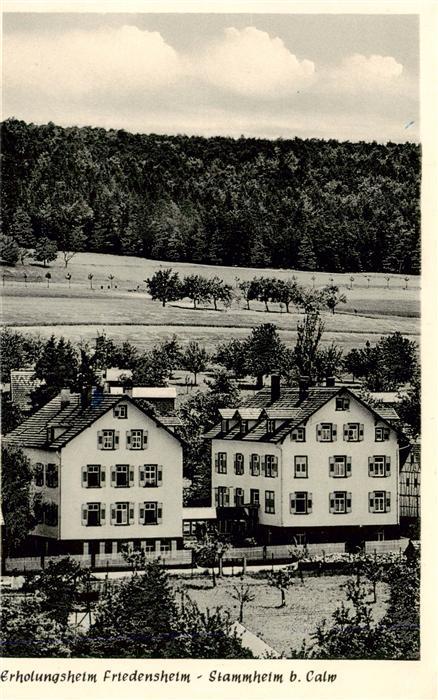 Stammheim Calw Erholungsheim Friedensheim