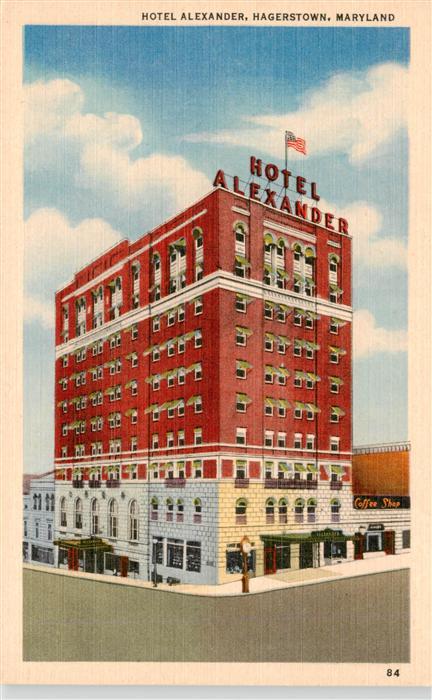 Hagerstown Maryland USA Hotel Alexander