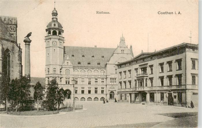 Koethen Anhalt Rathaus