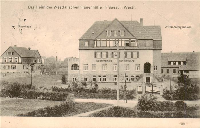 Soest DE NRW Heim der Westf Frauenhuelfe Wirtschaftsgebaeude