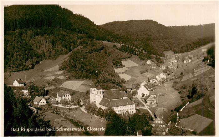 Bad Rippoldsau Schwarzwald Fliegeraufnahme