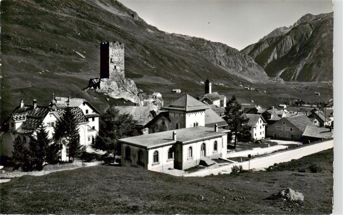 Hospental Hospenthal UR Ortspartie Burg