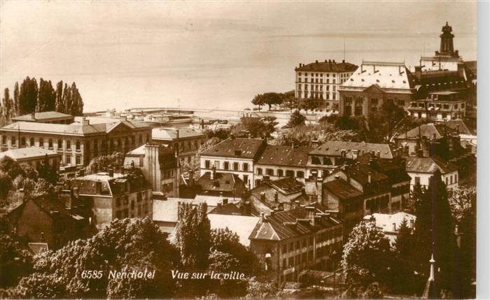 Neuchatel NE Vue sur la ville