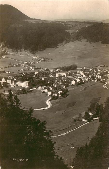 Sainte Croix VD Fliegeraufnahme