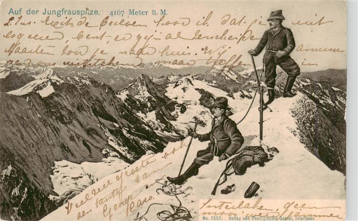 Interlaken BE Auf der Jungfrauspitze