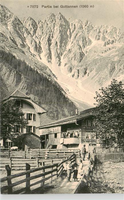 Guttannen BE Gasthaus Teilansicht