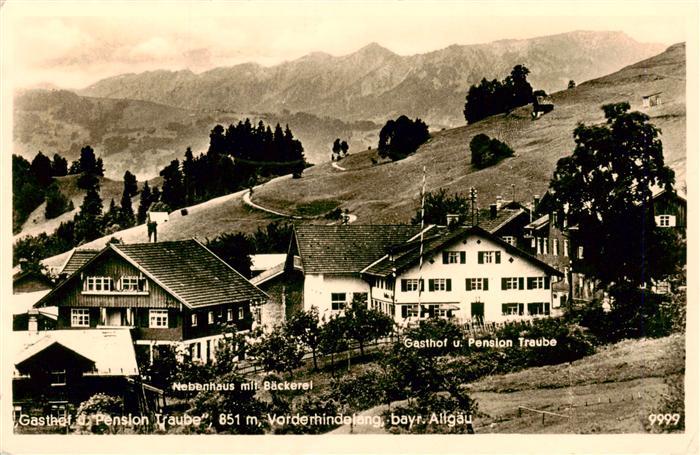 Vorderhindelang Bad Hindelang Bayern Gasthof Pension Traube