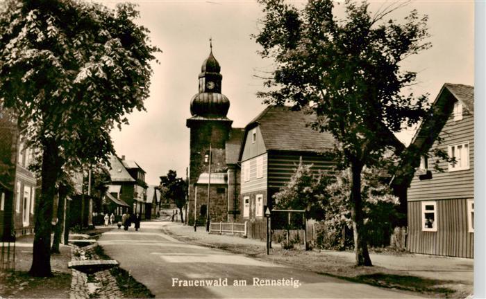 Frauenwald Thueringen Strassenpartie