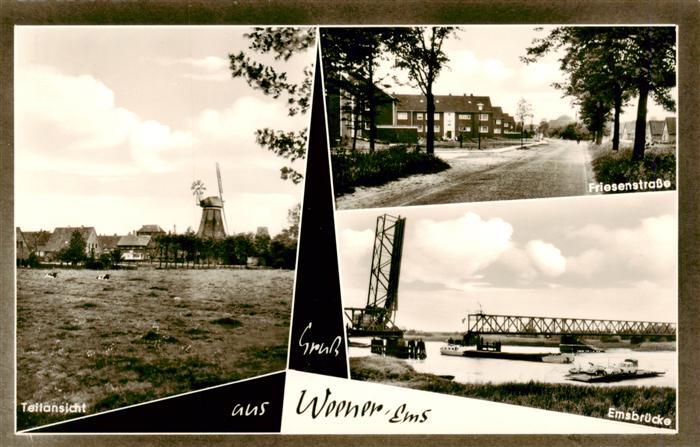 Weener Ems Muehle Friesenstrasse Emsbruecke