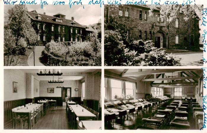 Westherbede Herbede Witten Kindererholungsheim der Stadt Bochum Gastraum Schlafr