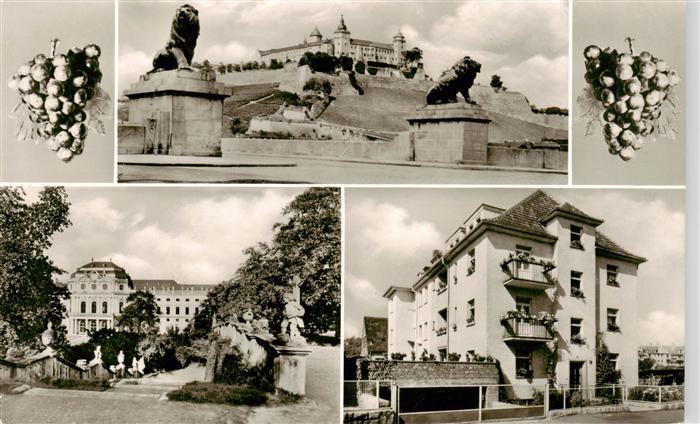 Wuerzburg Bayern Schloss Park Hotel Groene