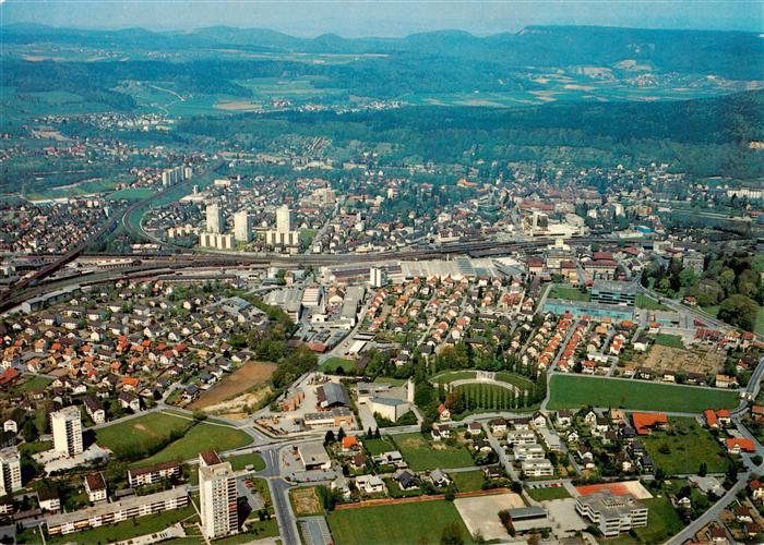 Windisch AG und Brugg Fliegeraufnahme