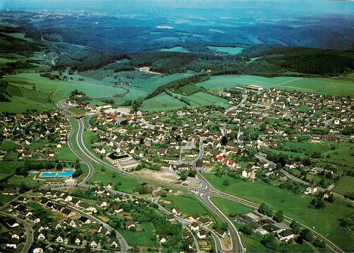 Herscheid Sauerland NRW Fliegeraufnahme