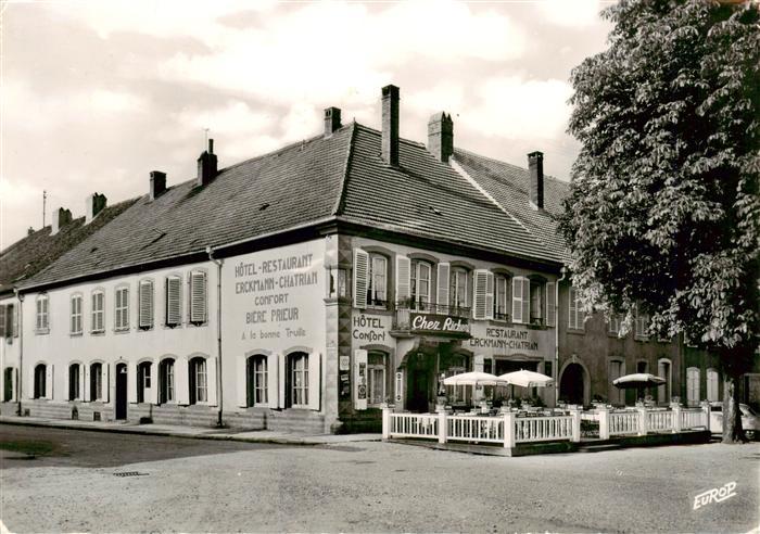 Phalsbourg Pfalzburg 57 Moselle Hotel Restaurant Erckmann Chatrian Chez Richert