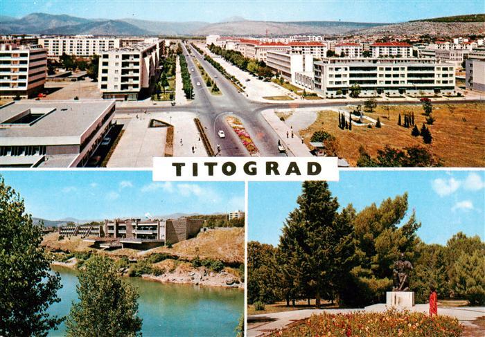 Titograd Podgorica Montenegro Panorama Gedenkstaette