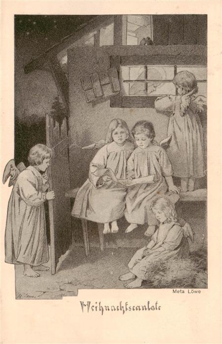 Weihnachten Christmas X-Mas Noel Engel Kinder Meta Loewe Nr.20