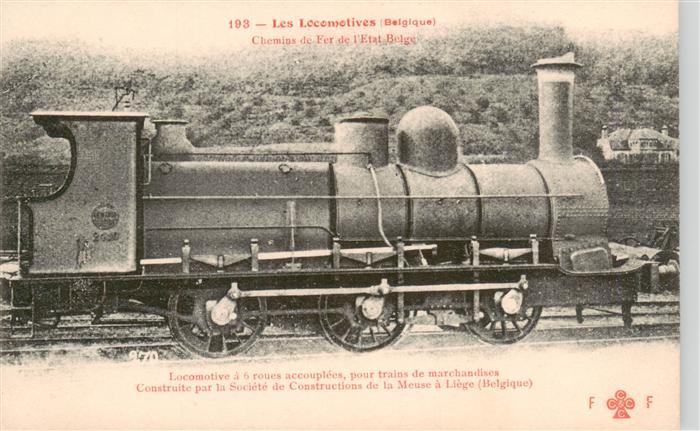 Eisenbahn Railway Chemin de Fer 193 Locomotives Belgique