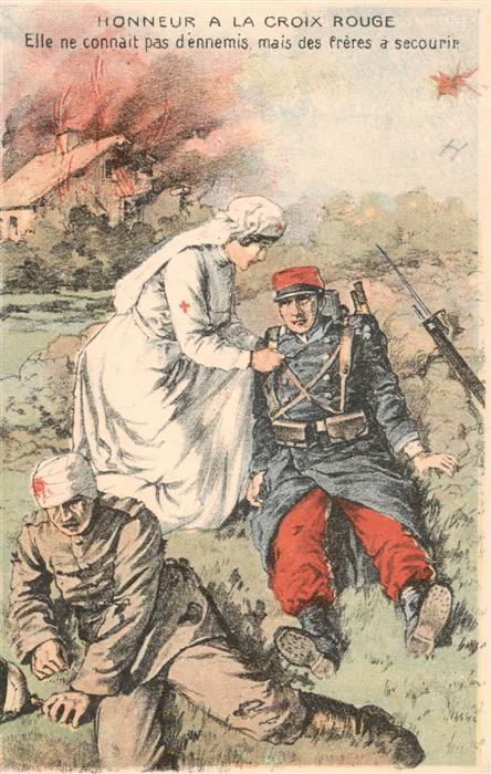 Rotes Kreuz Red Cross Croix Rouge Krankenschwester Militaria E.Pouly Genv