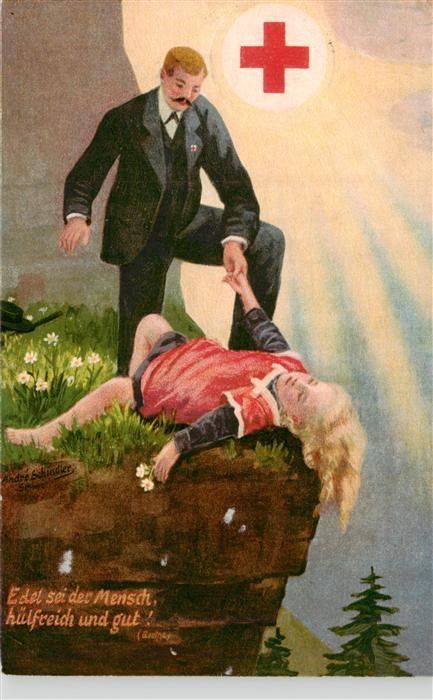 Rotes Kreuz Red Cross Croix Rouge Edel sei der Mensch