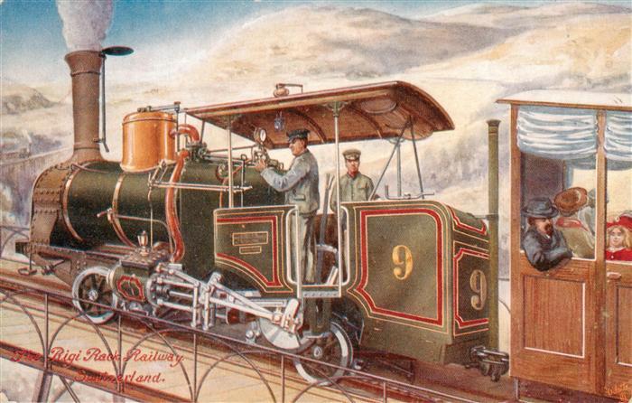 Lokomotive Eisenbahn Railway 9 The Rigi Rack Railway Schwizerland