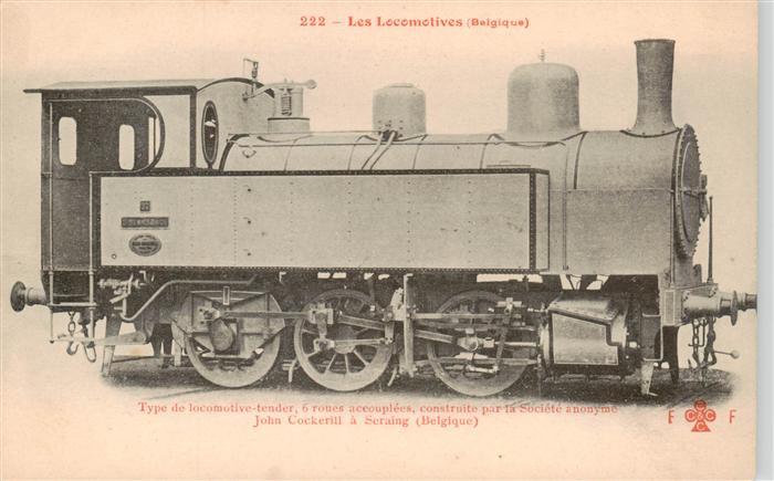 Lokomotive Eisenbahn Railway John Cockerill Belgique