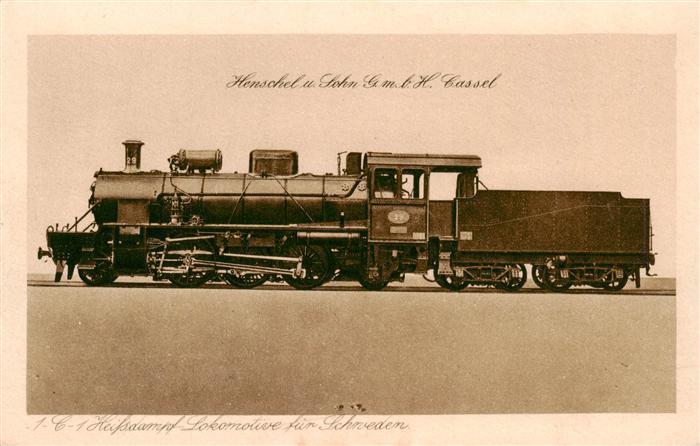 Lokomotive Eisenbahn Railway 29 Heissdampf Kassel