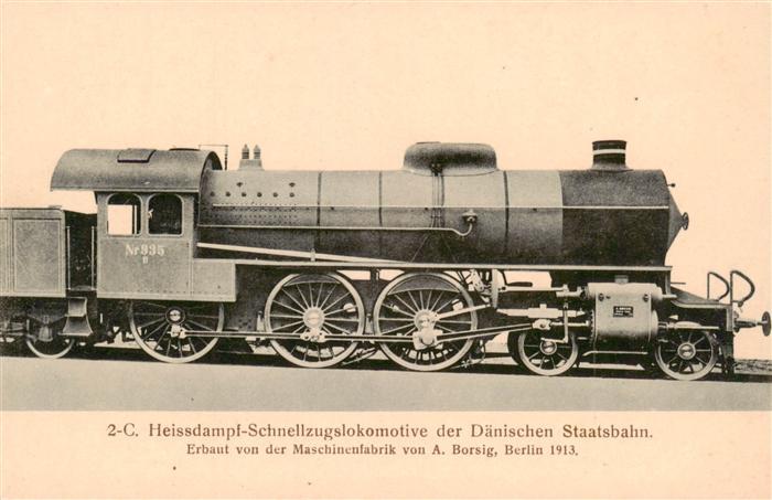 Lokomotive Eisenbahn Railway 2-C Heissdampf-Schnellzug A.Bosing Berlin