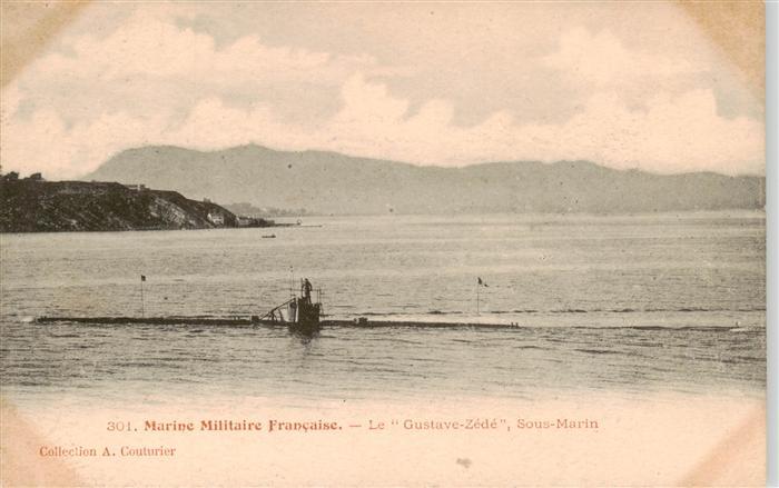 U-Boot Unterseeboot Submarine Sous-Marin 301 Marine Militaire Francaise