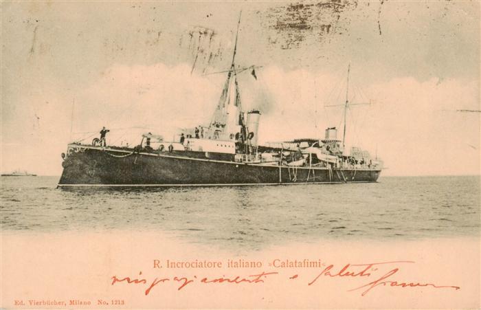 Schiffe Oceanliner Milano 1213 R.Incrociatore Calatafimi