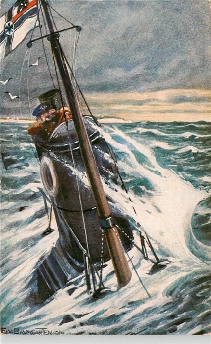 U-Boot Unterseeboot Submarine Sous-Marin-- E.V.Bavmgarten an der englischen Kues