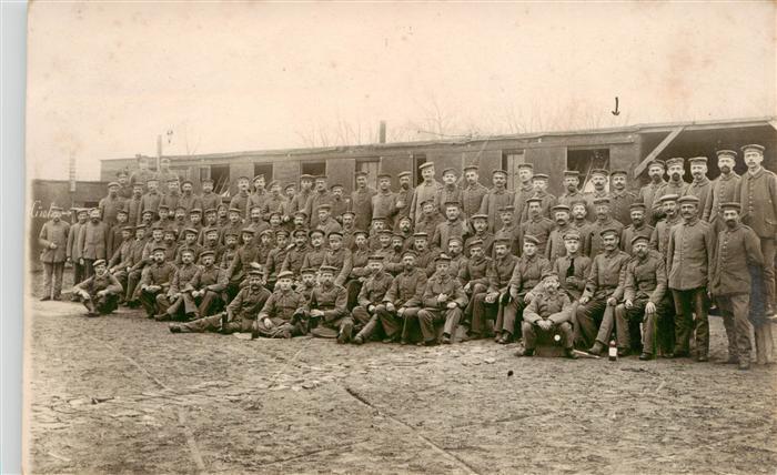 Feldpost-Motiv WK1 Soldaten