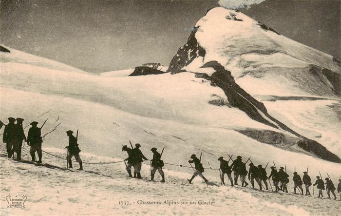 Gebirgsjaeger Chasseur Alpins Mountaineers 1737 E.Reynaud Editeur Chambery