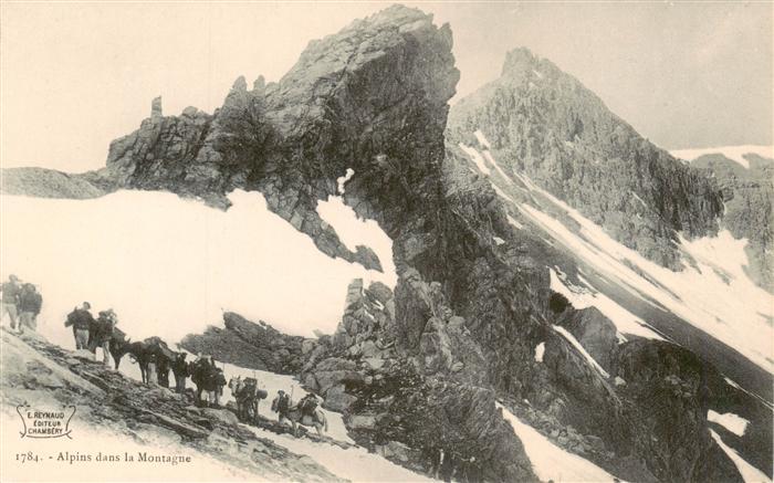 Gebirgsjaeger Chasseur Alpins Mountaineers 1784 E.Reynaud Editeur Chambery