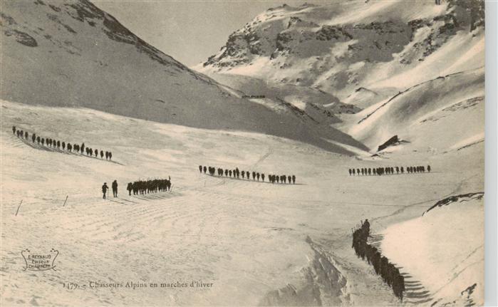 Gebirgsjaeger Chasseur Alpins Mountaineers 1479 Marches d´hiver