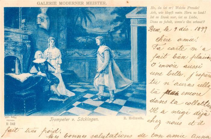 Trompeter von Saeckingen Scheffel R.Hellmut Paul bayer Dresden B.342