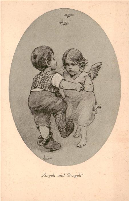 Loewe Meta Kuenstlerkarte Engeli Bengeli