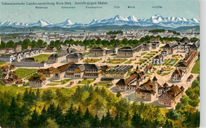 Ausstellung Bern Schweiz Jungfrau Moench Sueden