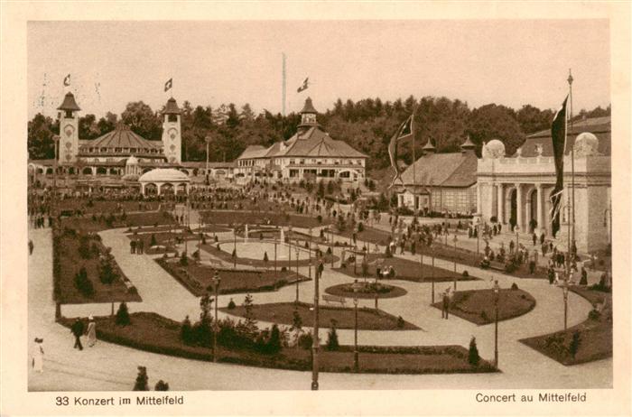 Landes-Ausstellung Landesausstellung Bern 1914 33 Konzert im Mittelfeld