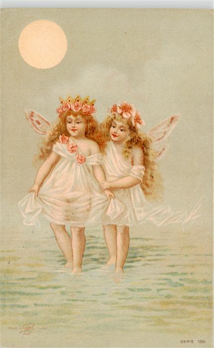 Verlag Kopal Nr. 188 Mond Engel Maedchen